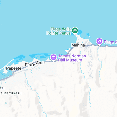 La Fayette Reef surf map