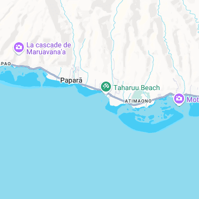 Paparaa - Outer Reefs surf map