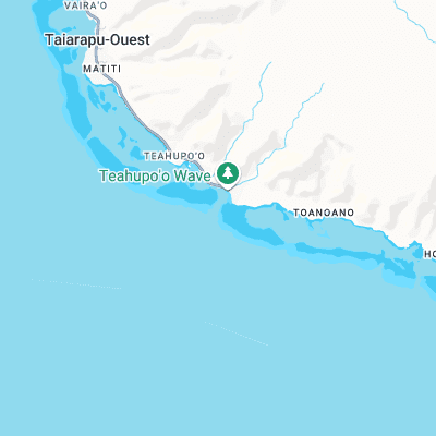 Teahupoo surf map