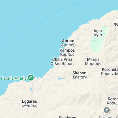 Apollonas. Naxos surf map