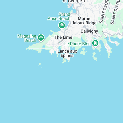 Prickly Point surf map