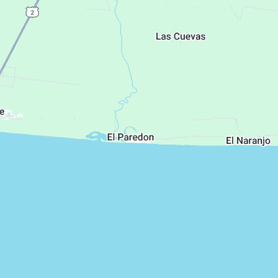 El Paredon surf map