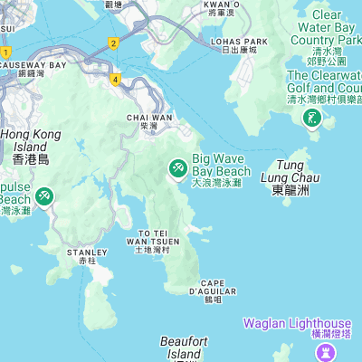 Tai Long Wan (Hong-Kong) surf map