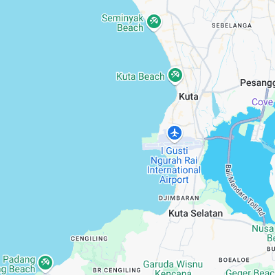 Airport's surf map