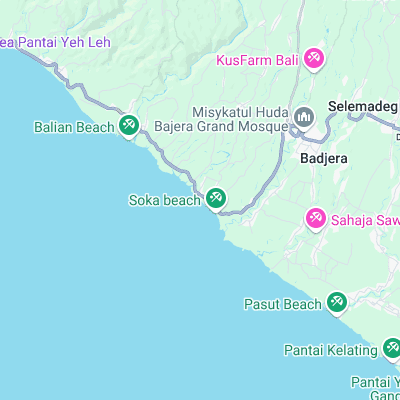 Balian surf map