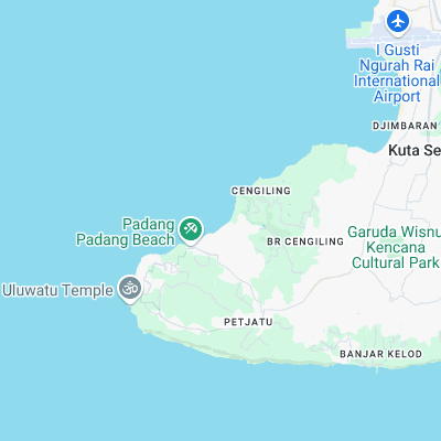 Bingin surf map