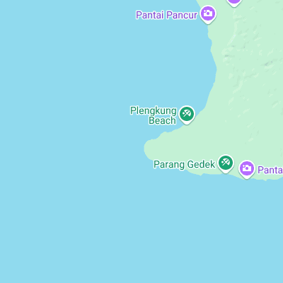 G-Land surf map