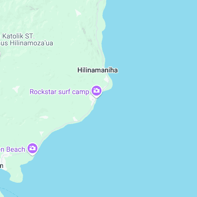 Hilisataro surf map