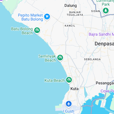 Ku de ta surf map