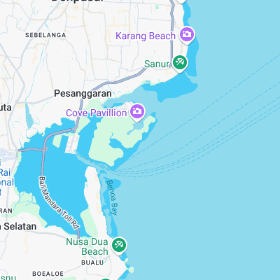 Serangan surf map