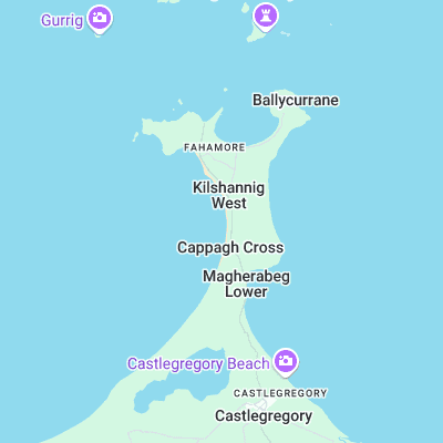 Brandon Bay surf map