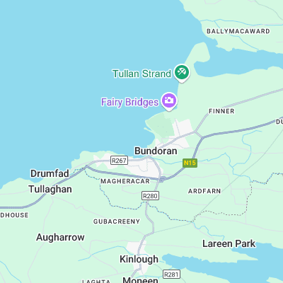 Bundoran surf map