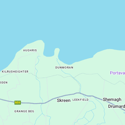 Dunmoran Strand surf map