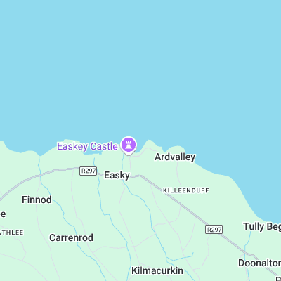 Easkey Right surf map