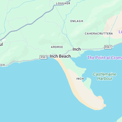 Inch Strand surf map