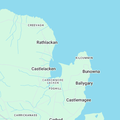 Lackan Bay surf map