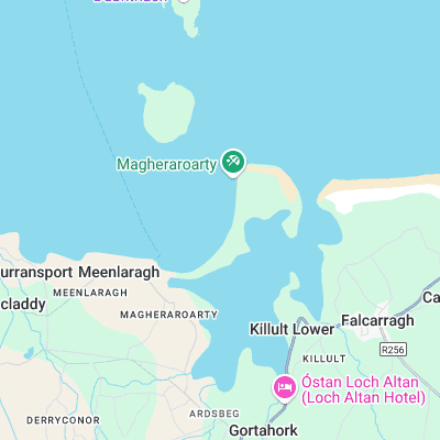 Magheroarty Beach surf map