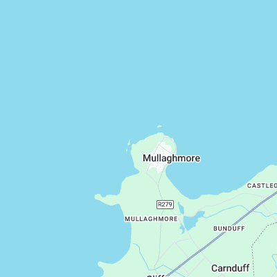 Mullaghmore surf map