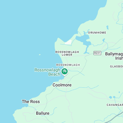 Rossnowlagh surf map