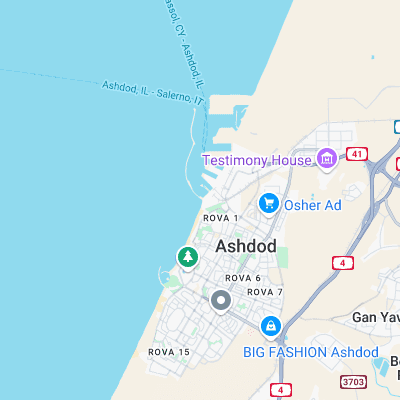 Ashdod -hshover surf map