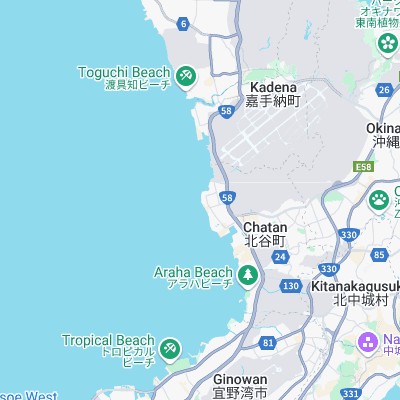 5 Rocks surf map