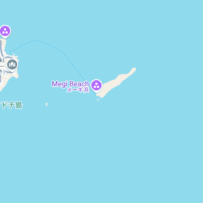 Kudaka Island surf map