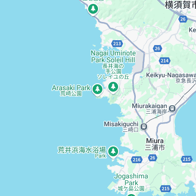 Nagai surf map