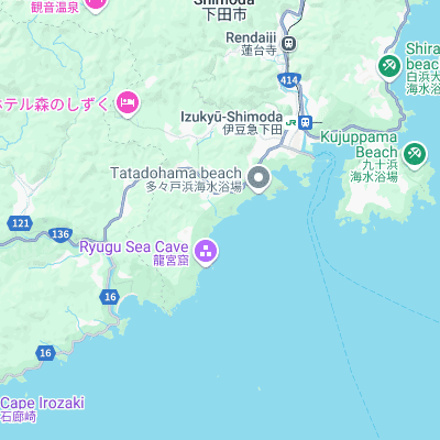 Ohama Beach surf map