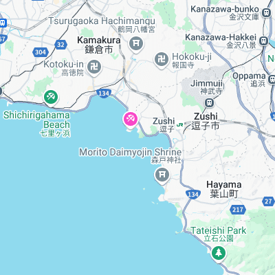 Osaki surf map