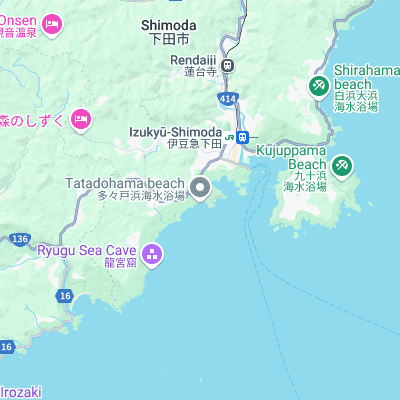 Tadado Beach surf map