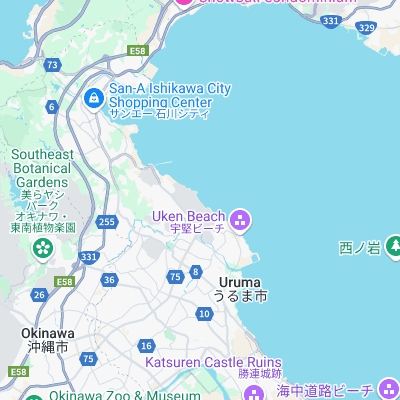 Tengan surf map