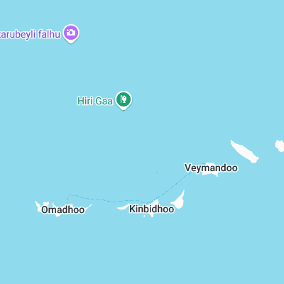 Veymandhoo surf map