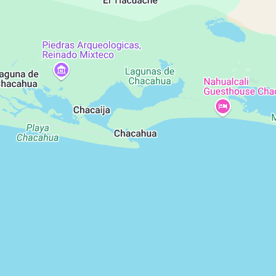 Chacahua surf map