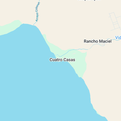 Cuatro Casas surf map