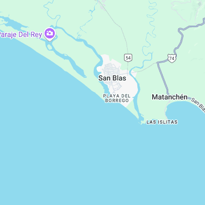 El Faro surf map