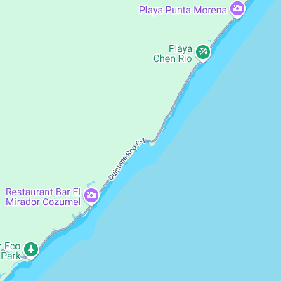 Playa Bonita surf map