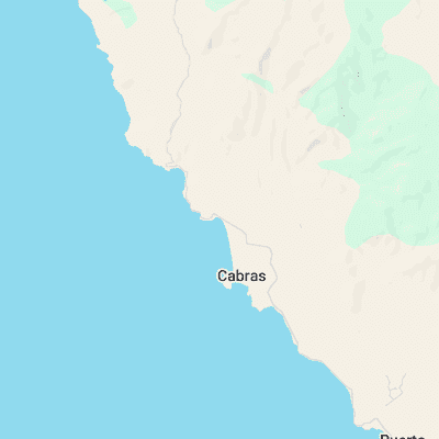 Punta Cabras surf map