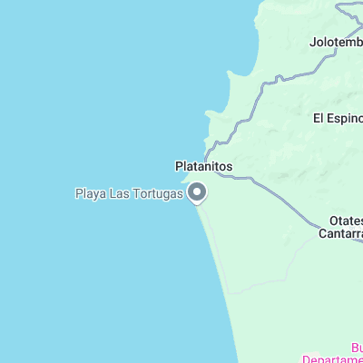 Punta Custodio surf map