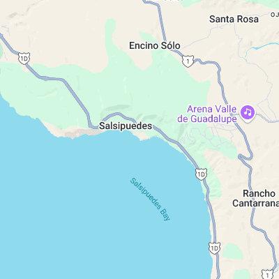 Salsipuedes surf map