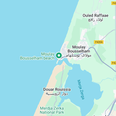 Moulay Bousselham surf map