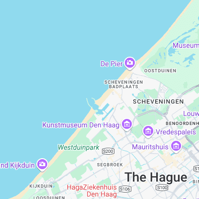 Scheveningen surf map