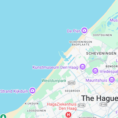 Scheveningen'Zuid' surf map