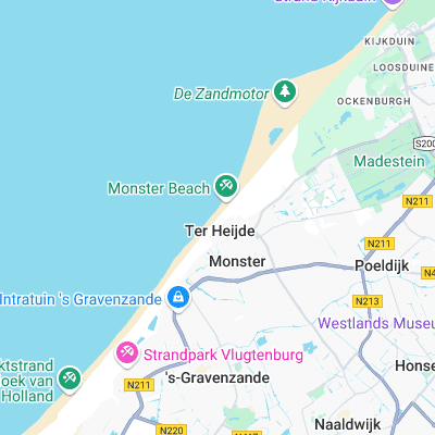 Ter Heijde surf map