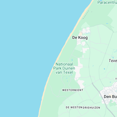 Texel Paal 17 surf map