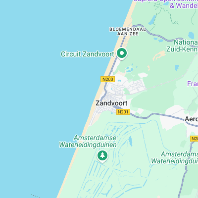 Zandvoort surf map