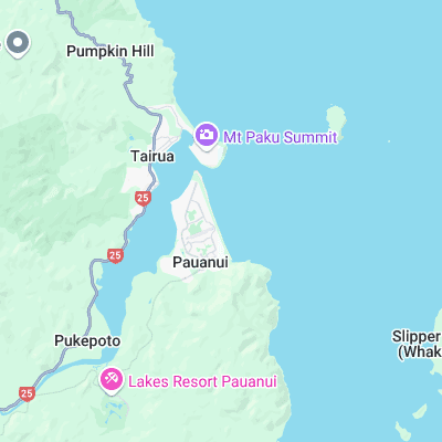 Pauanui surf map