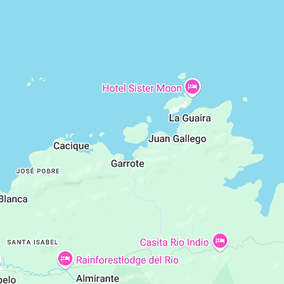 Isla Grande surf map