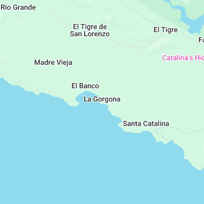 Santa Catalina surf map