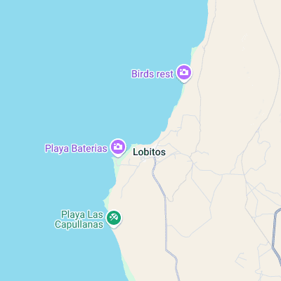 Lobitos surf map