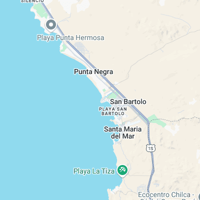 Pena Rosa surf map